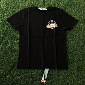 Off-White Men Black Short Sleeve T-Shirt "XL".